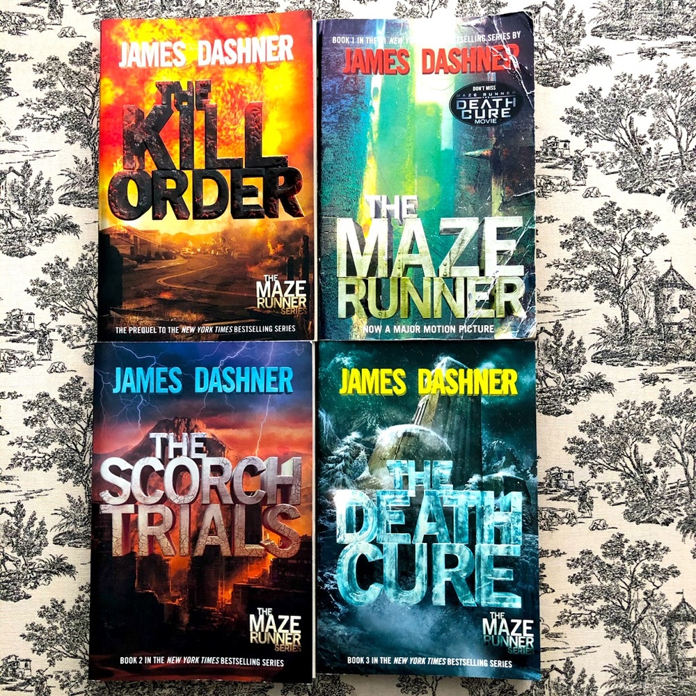 The Maze Runner Series by James Dashner 1-4